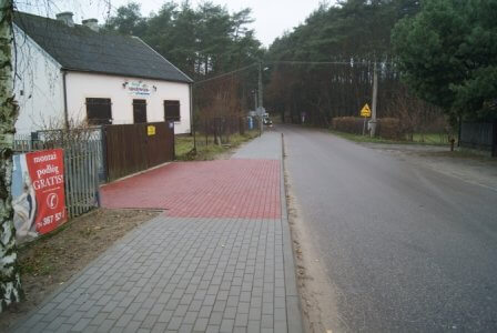 Wykonanie chodnika w ciągu drogi powiatowej nr 6908W Grabina – Kolonia Grabina – Płock